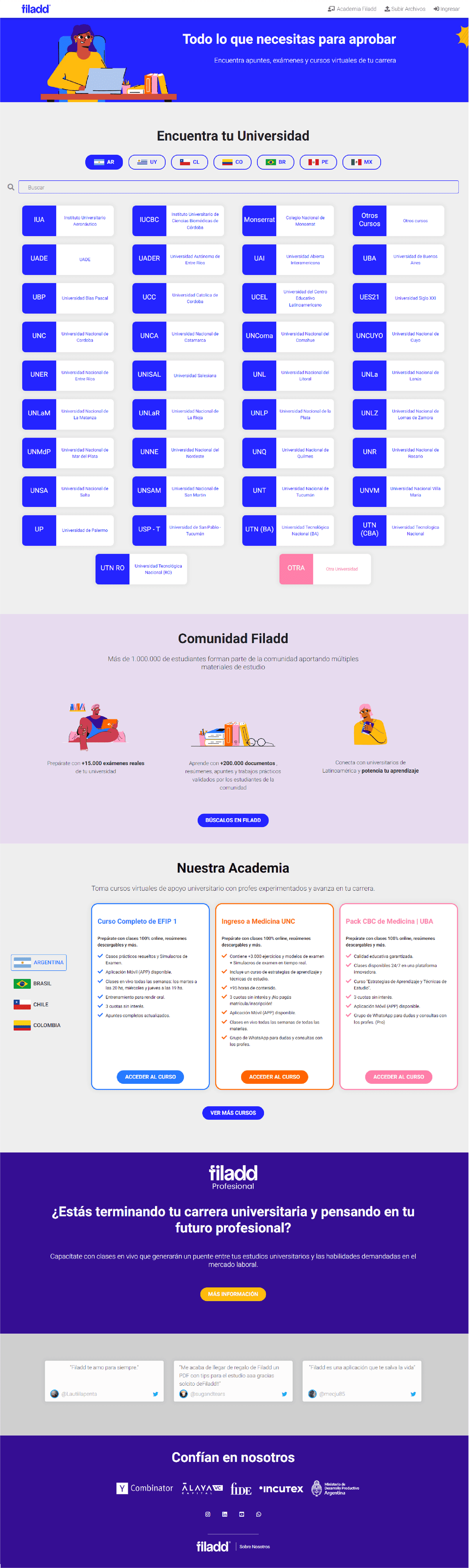 Filad Website original