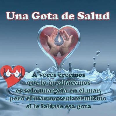 Fotomontaje de Una Gota de Salud